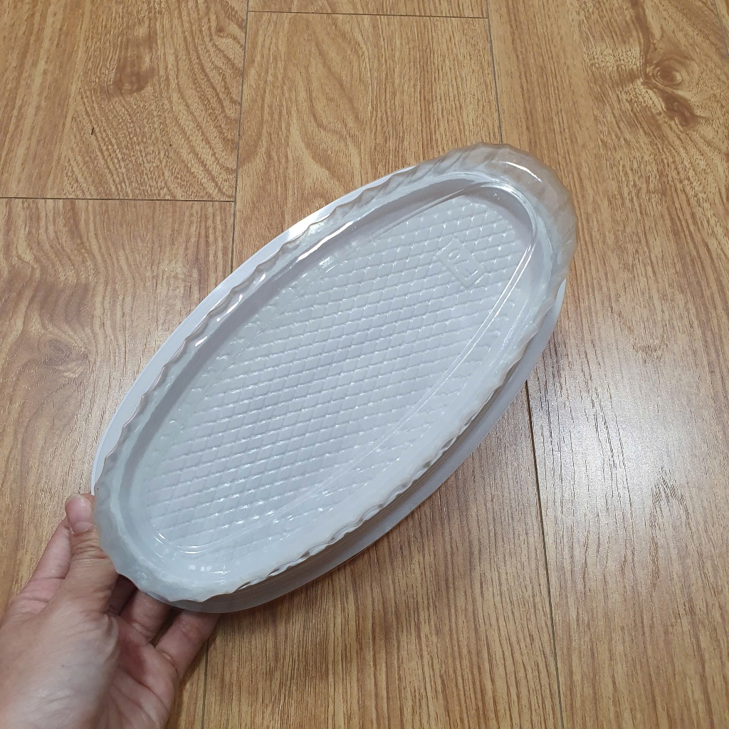 50 Hộp F70 - Hình Oval Đựng Bánh Mì Phô Mai Tan Chảy, Flangato, Bánh Bò Thốt Nốt Nướng ( F70)