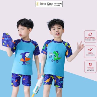 Đồ Bơi Bé Trai Hãng RICH KIDS Vải Thoáng Mát Dành Cho Bé Trai Từ 10Kg Đến Size Đại