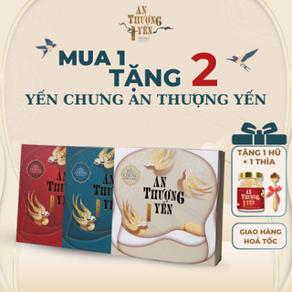 [Hoả Tốc HN] Sét Quà 6 Hũ Yến Chưng Sẵn An Thượng Yến - Qùa Tặng, Qùa Biếu Cao Cấp