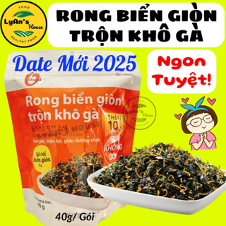 RONG BIỂN GIÒN TRỘN KHÔ GÀ Trộn Cơm/ Rắc Cơm/ Hải Sản Rong biển Ăn liền Hàn Quốc OFood món ăn vặt ăn sáng bé ăn dặm