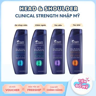 Dầu Gội Head & Shoulders Clinical Strength Đủ Màu 400ml