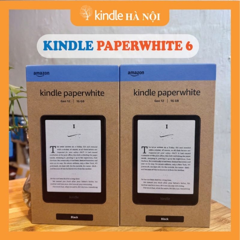 NEWSEAL | Máy đọc sách Kindle Paperwhite 6 2024 Tặng bao da hoặc ốp + kho sách và hỗ trợ tạo tài khoản kindle PPW6 | BigBuy360 - bigbuy360.vn