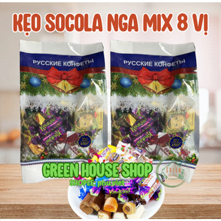  Kẹo Socola Nga Mix 8 Vị Gói 450g 