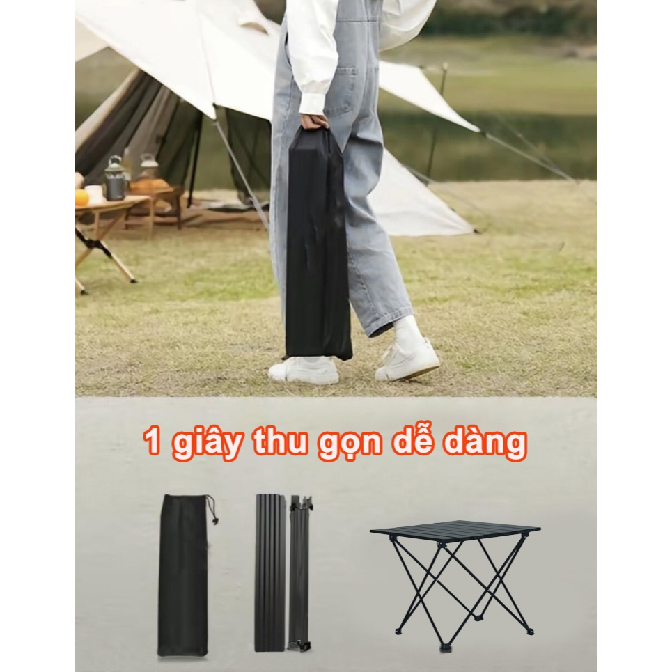 bàn gấp gọn nhôm gấp bảng có thể gập lại cắm trại bảng ngoài trời siêu nhẹ với túi xách có thể gập lại | BigBuy360 - bigbuy360.vn