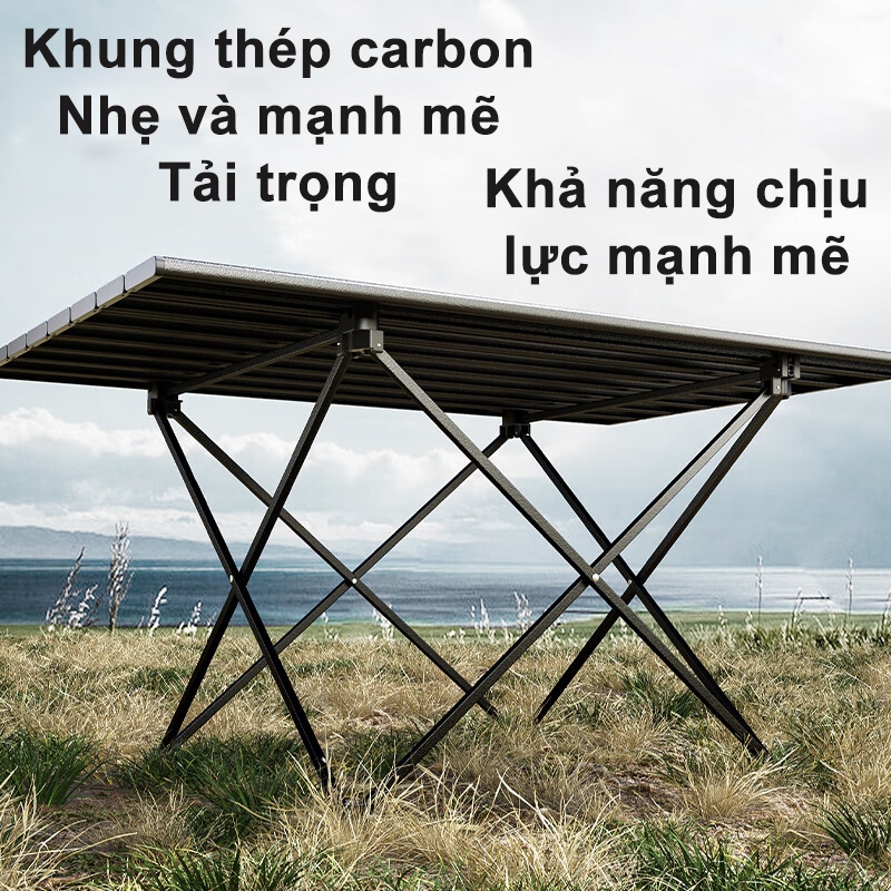 bàn gấp gọn nhôm gấp bảng có thể gập lại cắm trại bảng ngoài trời siêu nhẹ với túi xách có thể gập lại | BigBuy360 - bigbuy360.vn