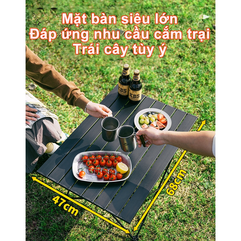 bàn gấp gọn nhôm gấp bảng có thể gập lại cắm trại bảng ngoài trời siêu nhẹ với túi xách có thể gập lại | BigBuy360 - bigbuy360.vn