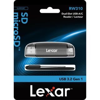 Đầu đọc thẻ nhớ MicroSD/SD Lexar USB 3.2 USB Type-A/C LRW310X-BNBNG - BH 01 Năm Chính hãng