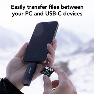 Đầu đọc thẻ nhớ MicroSD/SD Lexar USB 3.2 USB Type-A/C LRW310X-BNBNG - BH 01 Năm Chính hãng