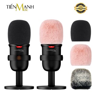 Mút Bọc Đầu Micro Hyper X Solocast Foam Bông Lông Lọc Âm Cover Mic Windscreen Furry Solo Cast Microphone