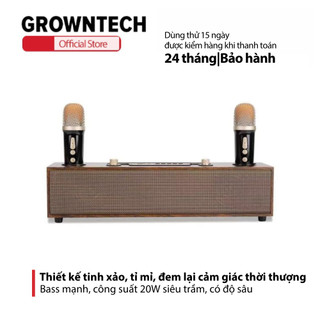 Loa Bluetooth Thanh Gỗ XM521 20W bass mạnh, siêu trầm, phát nhạc giải trí, phù hợp mọi không gian