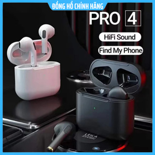 Tai Nghe Bluetooth Pro 4, tai nghe blutooth Nhét Tai Bluetooth 5.0 Bản nước ngoài