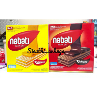 Bánh Kem Xốp Nabati Phô Mai Hộp To 330g (22 thanh x15g)