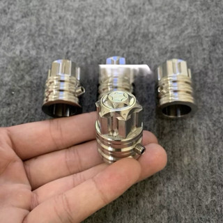 Chụp giò đạp Salaya chuẩn Inox 304 , cóc giò đạp , chụp cóc giò đạp , ốc giò đạp Inox Mẫu s3 Mẫu Thái V2