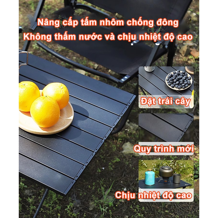 bàn gấp gọn nhôm gấp bảng có thể gập lại cắm trại bảng ngoài trời siêu nhẹ với túi xách có thể gập lại | BigBuy360 - bigbuy360.vn