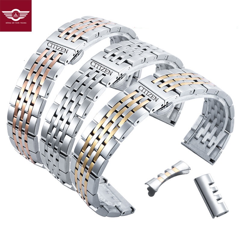 Dây đeo đồng hồ Citizen 7 đường bằng thép không gỉ Bm8475 20 22mm Z179 [7dg]