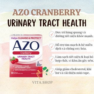  Viên Uống Hỗ Trợ Bàng Quang Và Tiết Niệu Azo Cranberry 50 viên 