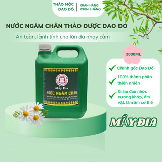 Nước Ngâm Chân Dao Dỏ Mẩy Đia Can 2000ml