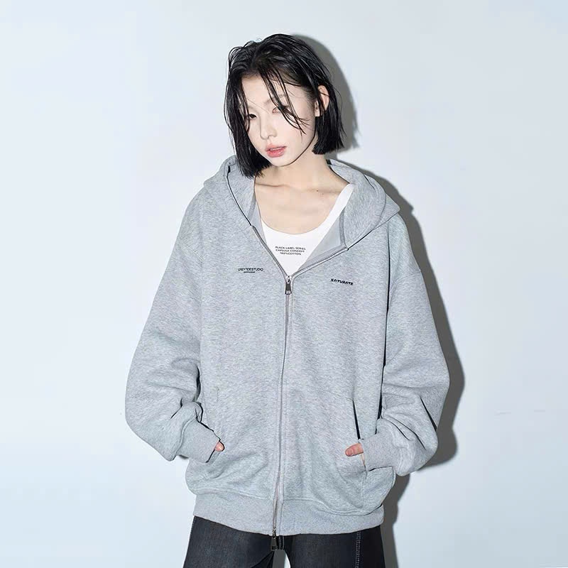 Áo Hoodie Zip NOCTURNAL Signature Basic Nỉ Chân Cua Cotton 100% Unisex Local Brand