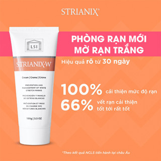 Kem Rạn Da Strianix-W 100g Ngăn Ngừa Rạn Mới Và Làm Mờ Rạn Trắng Nhập Khẩu Từ Pháp Hiệu Quả Rõ Sau 30 Ngày Sử Dụng
