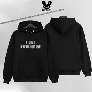 Áo hoodie nam nữ local brand Neogen ND05 chất nỉ lông cáo in nổi phủ bạc cao cấp form unisex dành cho nam nữ