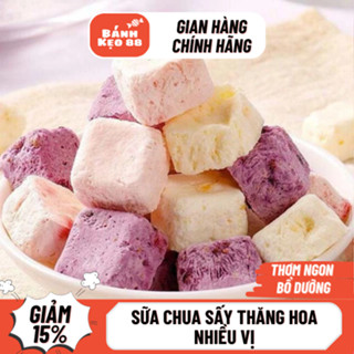 Sữa Chua Sấy Thăng Hoa Giòn Tan Sữa Chua Sấy Khô Ăn Kiêng Mix Vị, Trái Cây, Sầu Riêng