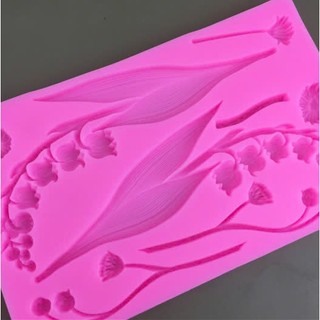 Khuôn silicon hoa linh lan làm rau câu, fondant, socola, trang trí bánh kem