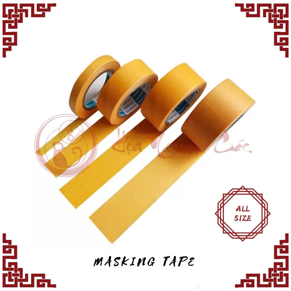 Băng keo dán chặn màu 12m