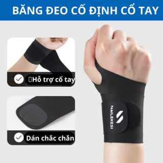 Băng mỏng quấn hỗ trợ cổ tay vải mềm thoáng mát hỗ trợ khớp hạn chế chấn thương chơi thể thao tennis pickleball PKP007