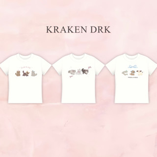 Áo Thun Nữ Baby Tee Coquette hình in siêu dễ thương - Kraken Drk cotton 2 chiều