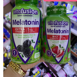 Kẹo ngủ Vitafusion beauty sleep metolanin 5mg/10mg mẫu mới