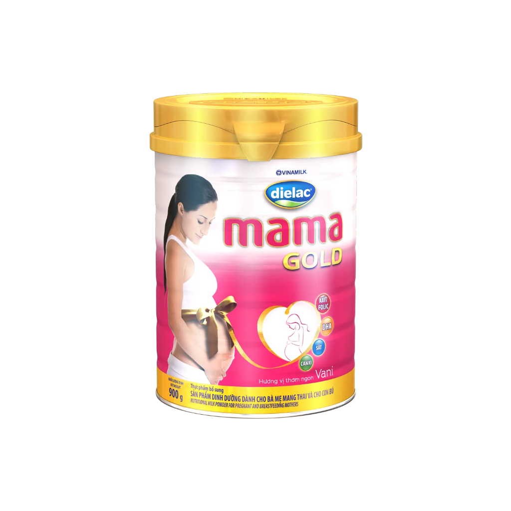 Sữa bột Vinamilk Dielac MaMa Gold 900G cho mẹ bầu