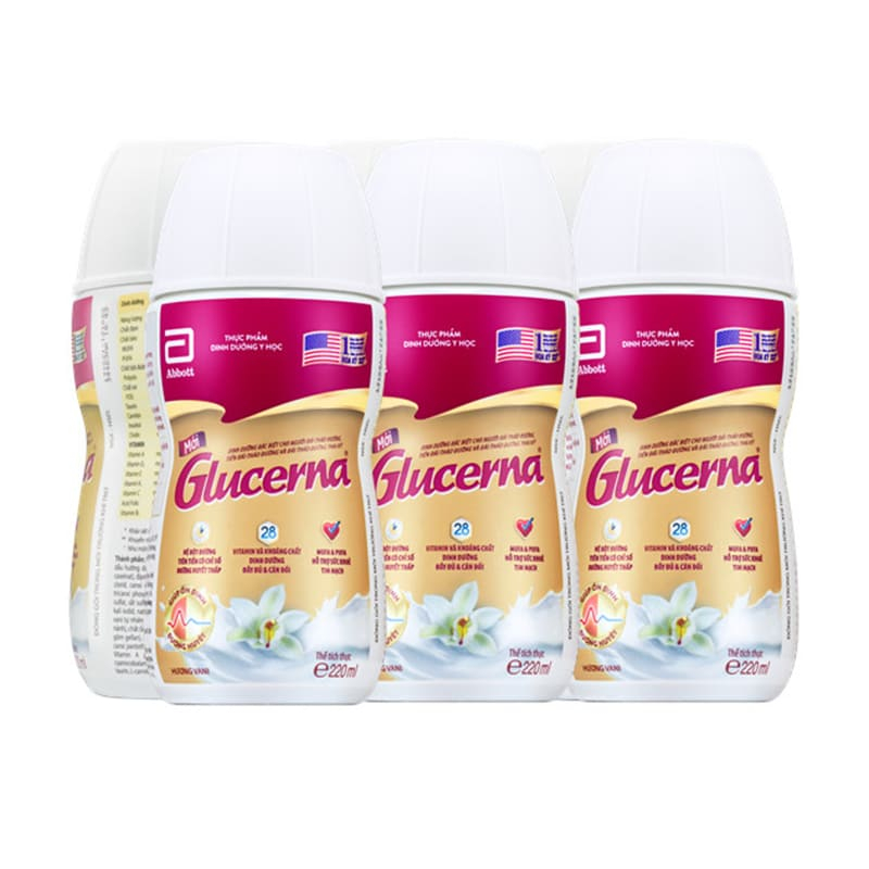 [Lốc 6chai] Lốc Sữa bột pha sẵn Glucerna 220ml