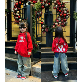 Áo nỉ hoodie cho bé trai,bé gái hình gấu noel, áo nỉ thu đông trẻ em,TPKIDS,[M332]