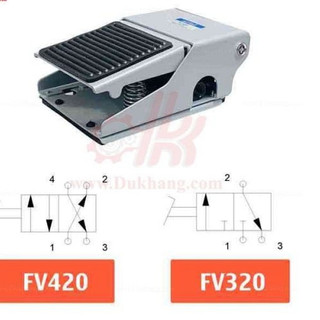 Van đạp chân khí nén FV
