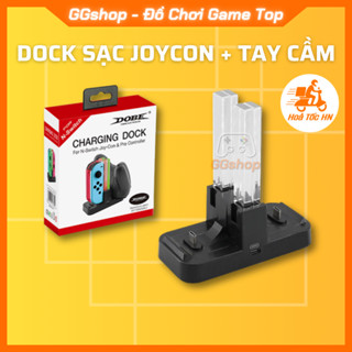 Bộ Dock Sạc Joycon và Tay Cầm Nintendo Switch Chính Hãng DOBE