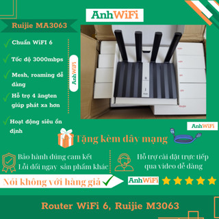 Bộ phát WiFi Ruijie MA3063 AX3000, Chuẩn WIFI 6, Like NEW