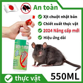 🐀2024 Nâng cấp mới🌿 thuốc xịt đuổi chuột đuổi chuột trong nhà 550ML Chiết xuất thực vật 100% an toàn và không độc hại