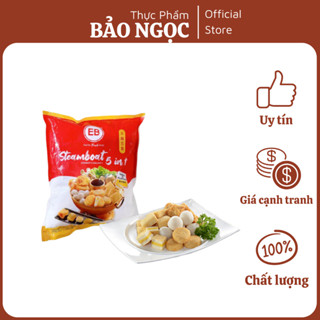 Combo viên thả lẩu, viên chiên 5 trong 1 EB (500 Gr) - ăn lẩu, chiên siêu ngon, Ship hỏa tốc Hà Nội