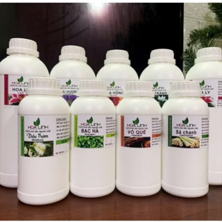  1 LÍT Tinh dầu SẢ CHANH - QUẾ - BẠC HÀ nguyên chất xông phòng,đuổi muỗi thư giãn 