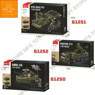  Đồ chơi lắp ráp swat army mô hình lắp ghép quân sự - Các mẫu khí tài Nga Slu.ban 