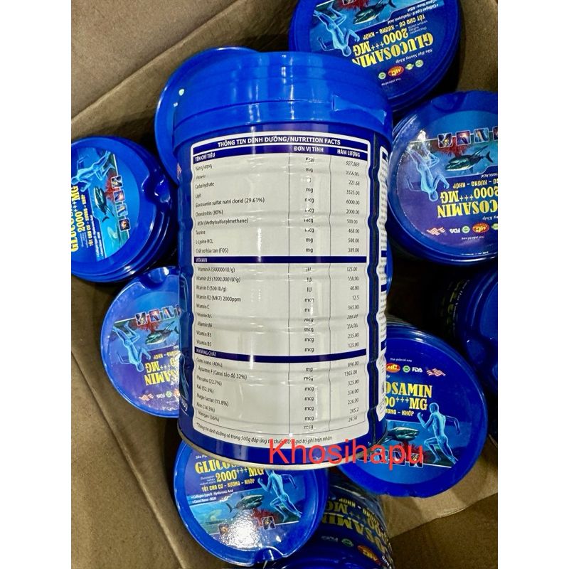 Sữa Hạt Xương Khớp GLUCOSAMIN 2000 bổ Sung Dưỡng Chất, Phòng ngừa loãng xương, tăng cường sự linh hoạt dẻo dai cho xương