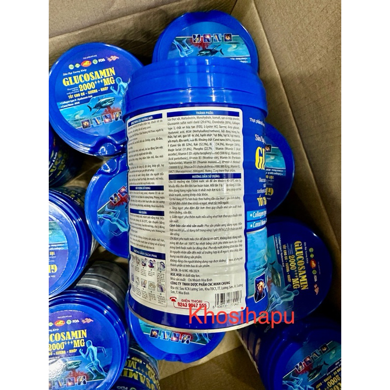Sữa Hạt Xương Khớp GLUCOSAMIN 2000 bổ Sung Dưỡng Chất, Phòng ngừa loãng xương, tăng cường sự linh hoạt dẻo dai cho xương