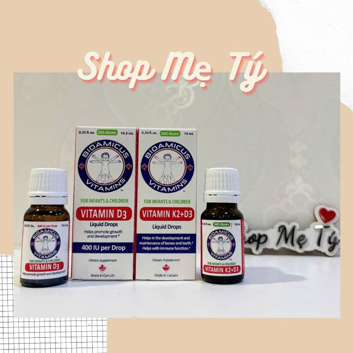 Thực Phẩm Bảo Vệ Sức Khỏe BioAmicus Vitamin D3K2