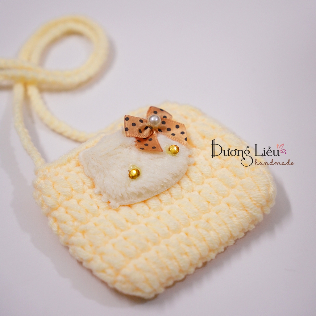 Túi đựng tỏi cho bé hình kitty - Dương liễu handmade