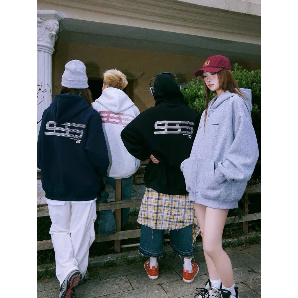 Áo Hoodie Zip NOCTURNAL Signature Basic Nỉ Chân Cua Cotton 100% Unisex Local Brand