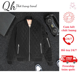 Áo Phao Bomber Quả Trám Phối Túi khoá Phối Nót Gió Siêu Cấp Áo Phao Siêu Cấp Nam Nữ MCG7