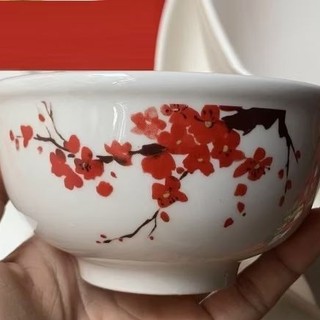 chén tô dĩa sứ hoa đào - chén tô dĩa sứ