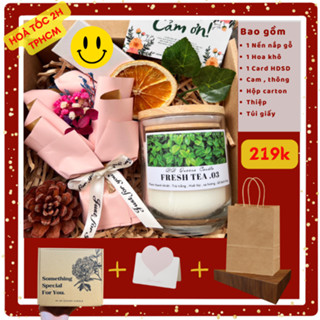 Set Quà Tặng Nến Thơm Premium 150gr BB Queens tặng Noel , Sinh Nhật , tặng người thương