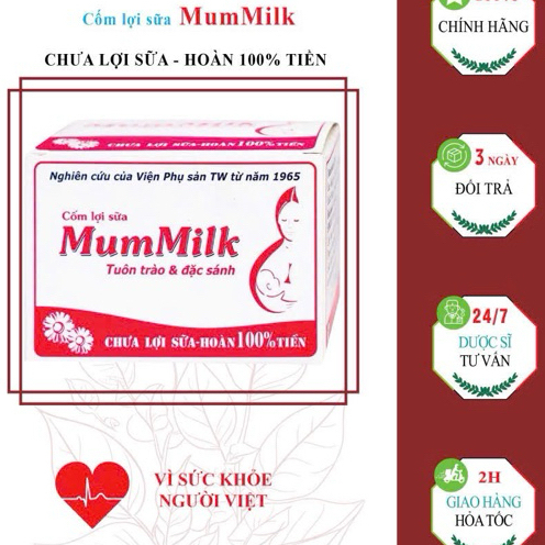 COMBO 10 HỘP CỐM LỢI SỮA MUMMILK (20 gói)
