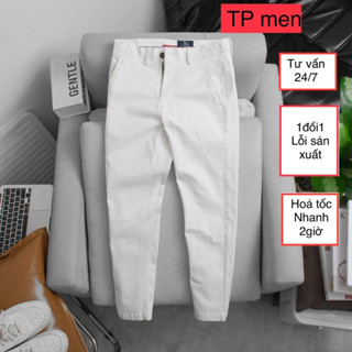 Quần dài kaki nam cao cấp TP MEN chính phẩm vải dày mịn co giản nhẹ đi chơi  đi tiệc đi làm !